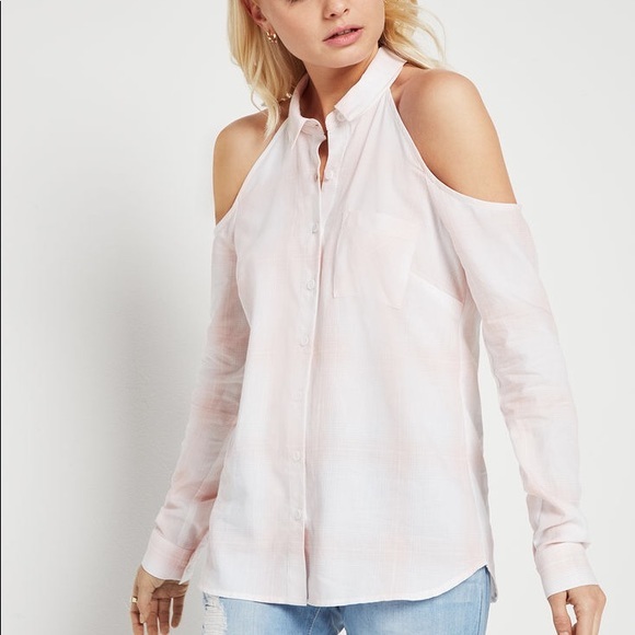 BCBGeneration Cold Shoulder Top - Picture 1 of 4
